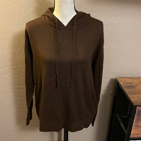 Very Soft Members Mark Cashmere Blend Sweater Hoodie - Picture 1 of 11